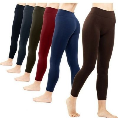 Women's Leggings Ultra Soft Fleece Lined High Waisted Fashion Leggings